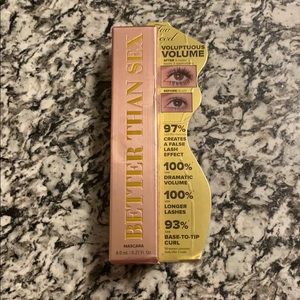 NEW IN BOX Better than sex Too Faced Mascara
